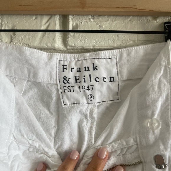 Frank & Eileen Kinsale Trouser White Size 8 - Picture 6 of 8